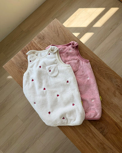 [PRE-ORDER] Embroidered Microfiber Sleep Vest