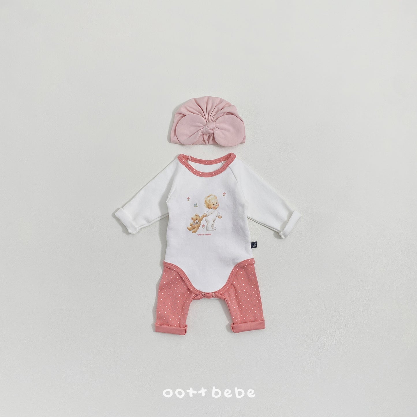 [PRE-ORDER] Custard Cream Body Suit + Leggings Set