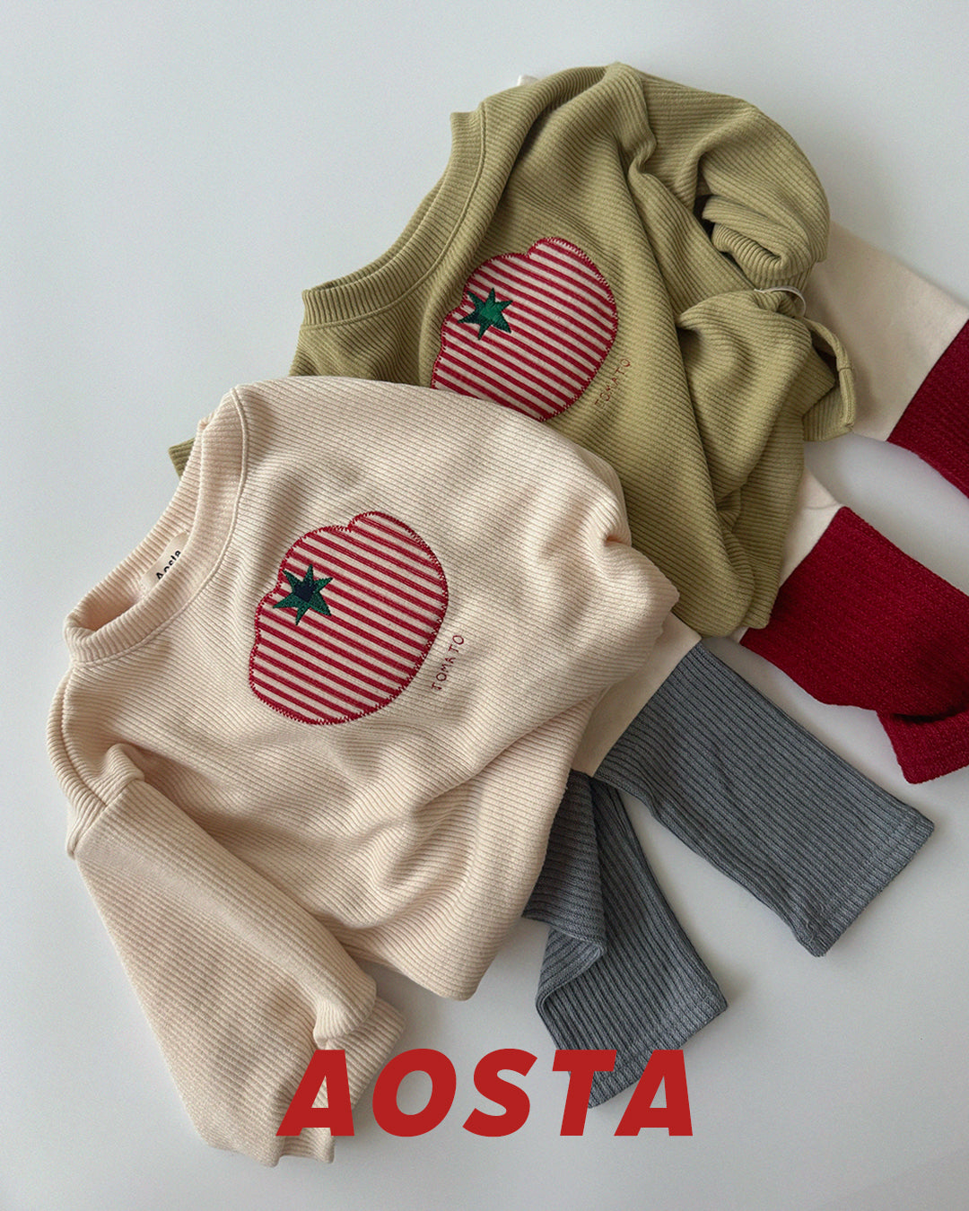 Every Day Leggings [Red/L(2-3yr)]