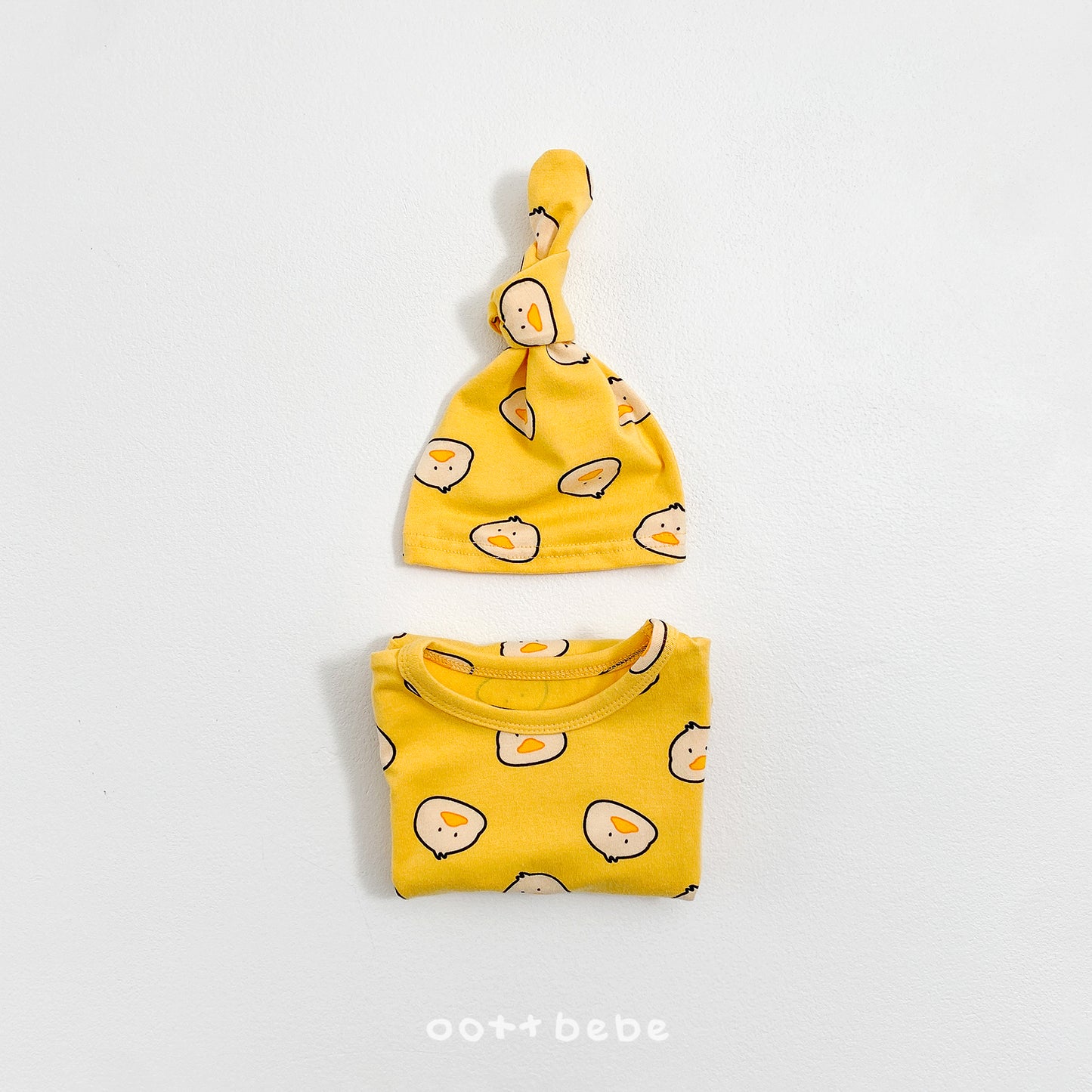 [PRE-ORDER] Happy Friends Body Suit + Bonnet Set