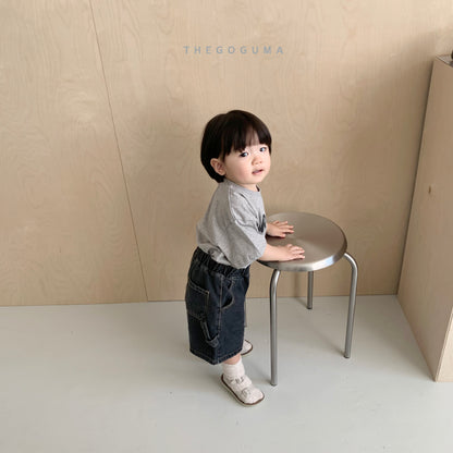 [PRE-ORDER] Wide Half Ring Denim Pants