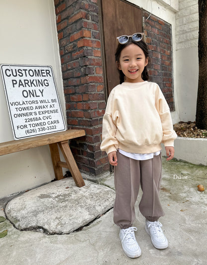 Every Day Pin-Tuck Pants [Mocha/7/M(3-4yr), 9/L(4-5yr)]