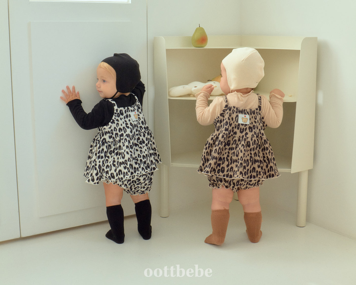 [PRE-ORDER] Leopard Baby Top Bottom Set