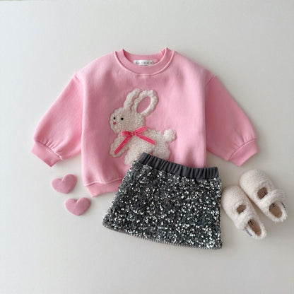 Spangles Skirts [Silver/JS(7-8yr)]