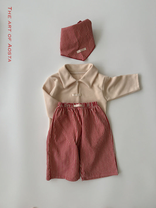 Louis Pants [Red/S(0-1yr), Red/L(2-3yr)]