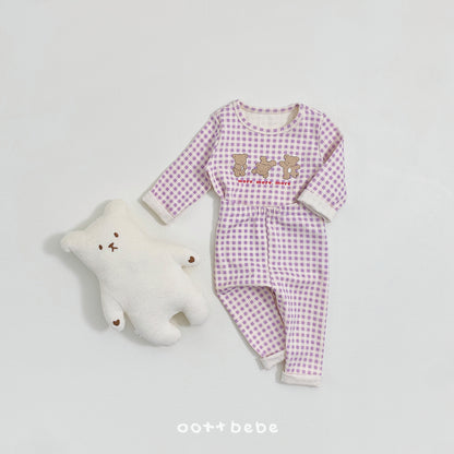 [PRE-ORDER] Check Bear Home Wear Set