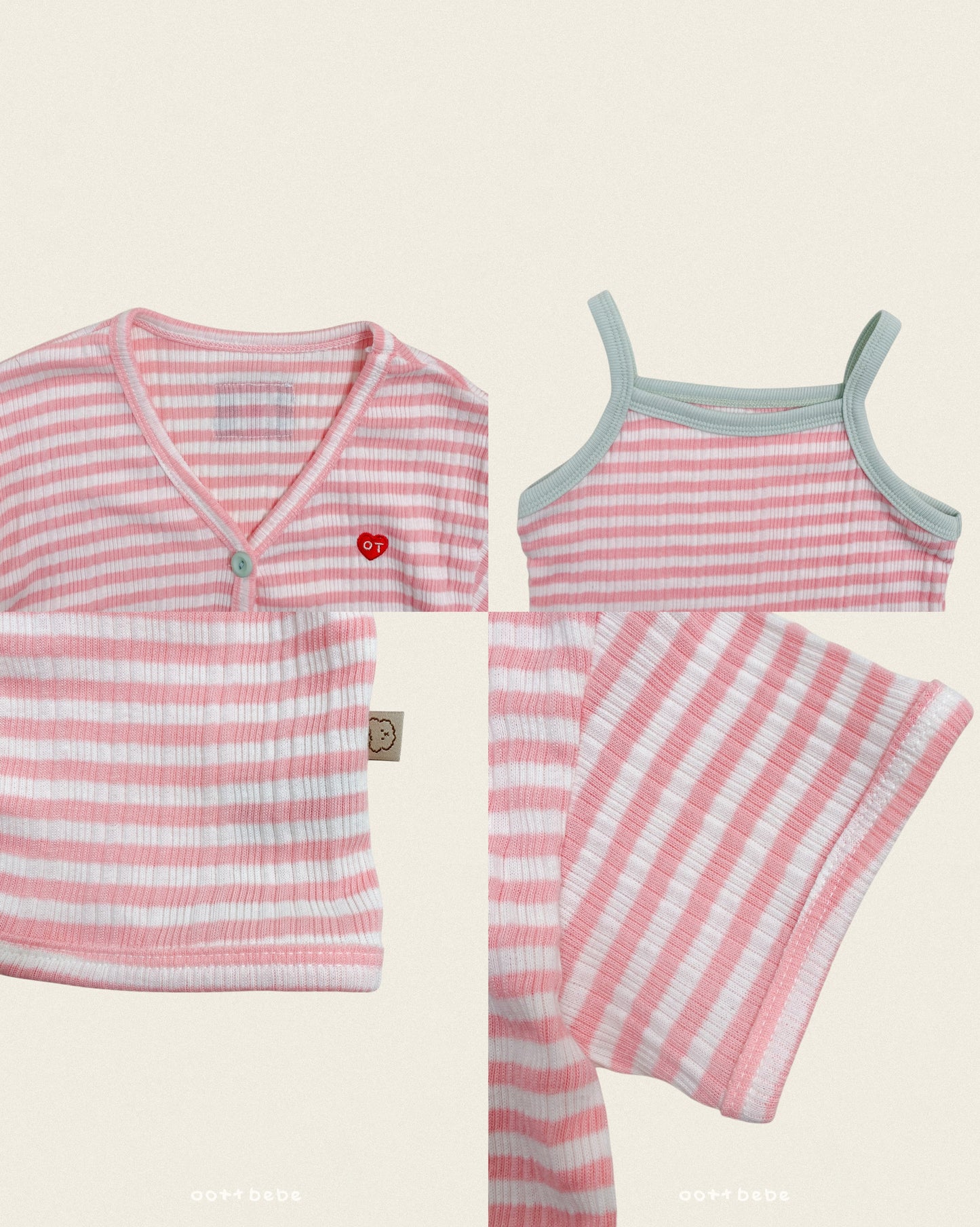 [PRE-ORDER] Knit Ribbed Tank Top + Cardigan Set