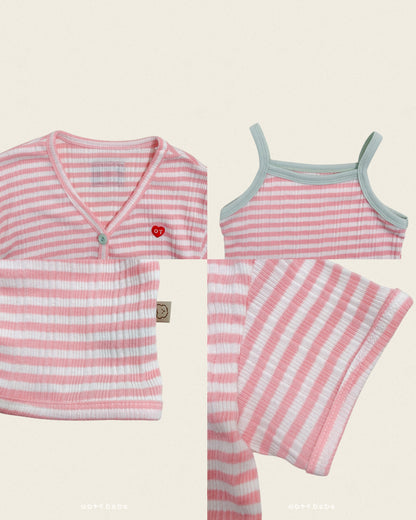[PRE-ORDER] Knit Ribbed Tank Top + Cardigan Set