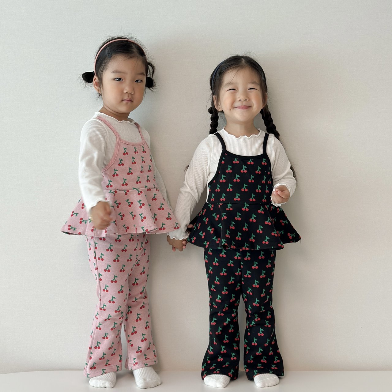 [PRE-ORDER] Cherry Ribbon Top Boot-Cut Set