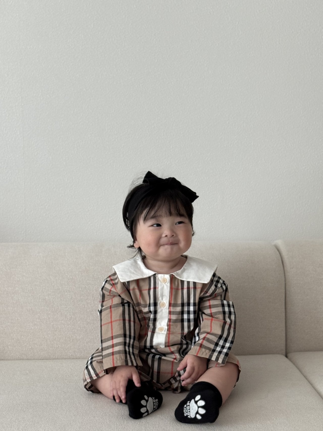 [PRE-ORDER] Check Sailor Shirt Body Suit