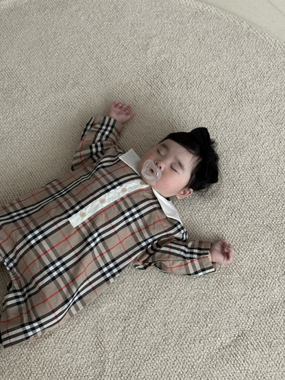 [PRE-ORDER] Check Sailor Shirt Body Suit