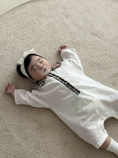 [PRE-ORDER] Check Sailor Shirt Body Suit