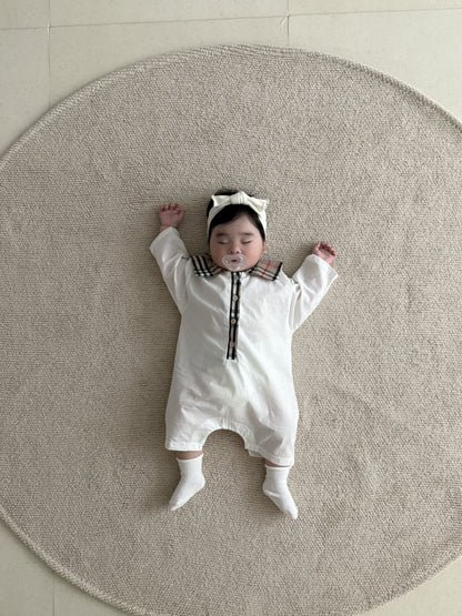 [PRE-ORDER] Check Sailor Shirt Body Suit