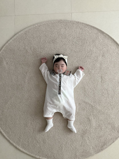 [PRE-ORDER] Check Sailor Shirt Body Suit