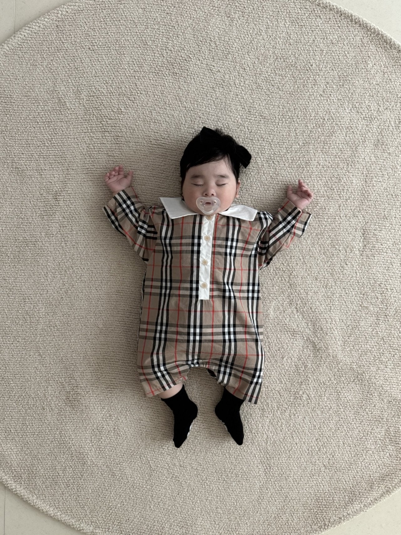 [PRE-ORDER] Check Sailor Shirt Body Suit