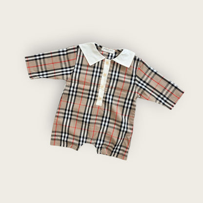 [PRE-ORDER] Check Sailor Shirt Body Suit