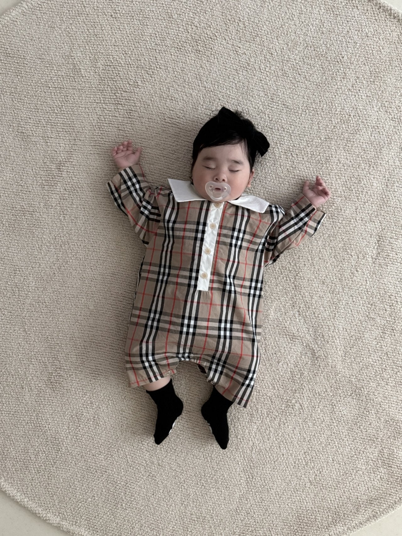 [PRE-ORDER] Check Sailor Shirt Body Suit