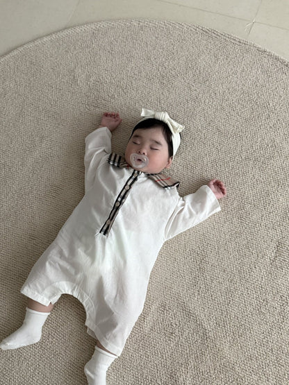 [PRE-ORDER] Check Sailor Shirt Body Suit