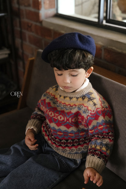 [PRE-ORDER] Adeline Multi Wool Sweater Top (Mom Couple)