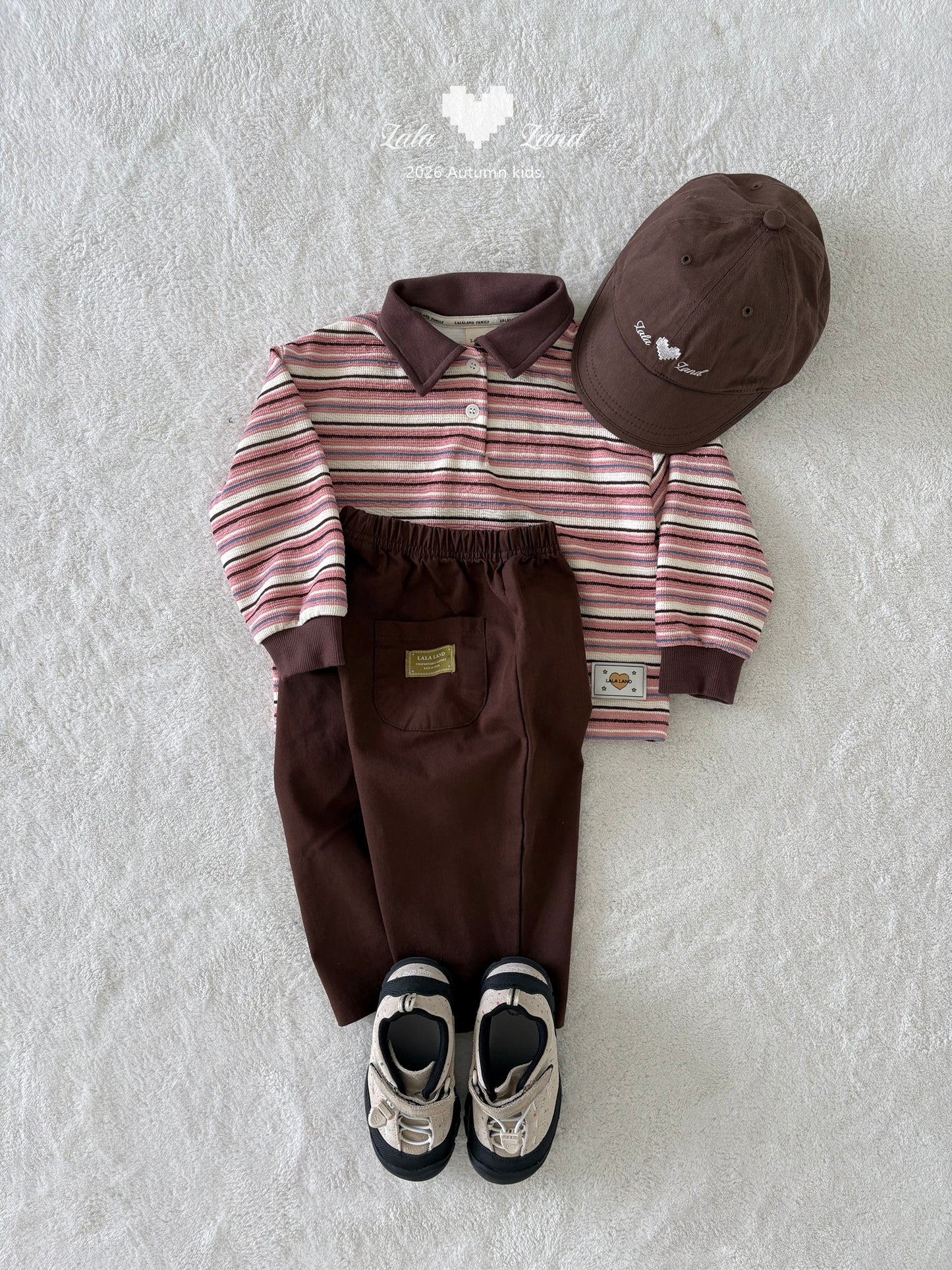 [PRE-ORDER] Pigment Stripe Collar T-Shirts