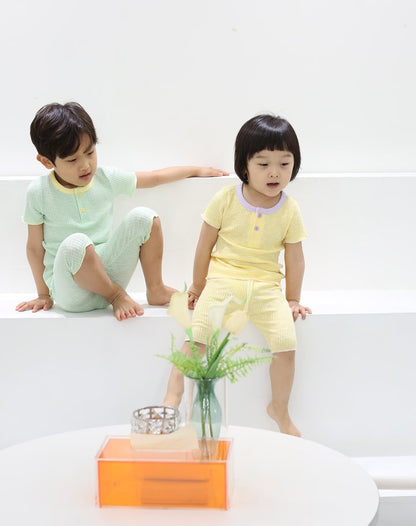 Marshmallow Home Wear Set [White/XS(1-2yr)]