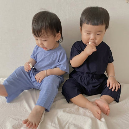 [PRE-ORDER] Cool Pleats Top Bottom Set
