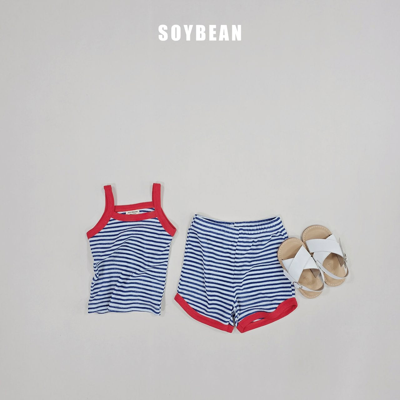 [PRE-ORDER] Windy Stripe Top Bottom Set