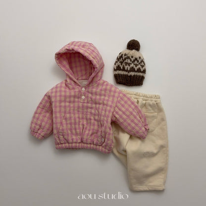 [PRE-ORDER] Check Padded Anorak