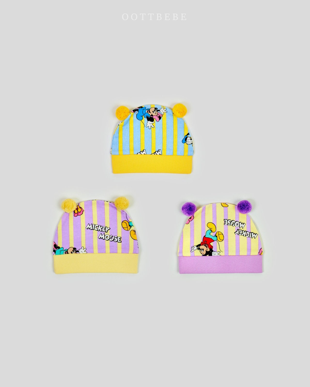 World Disney Pom Pom Bonnet [Purple]