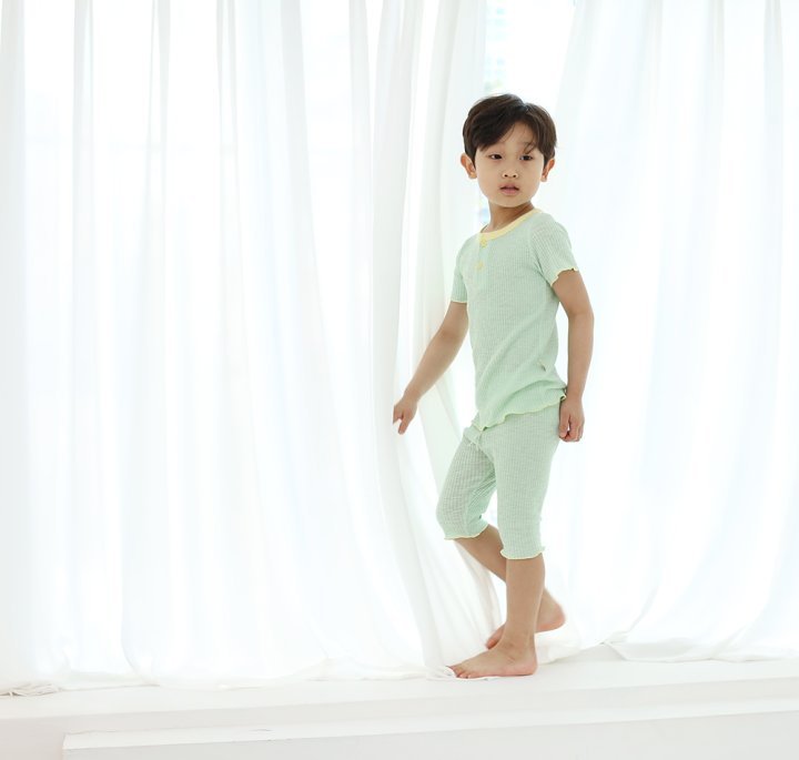 Marshmallow Home Wear Set [White/XS(1-2yr)]
