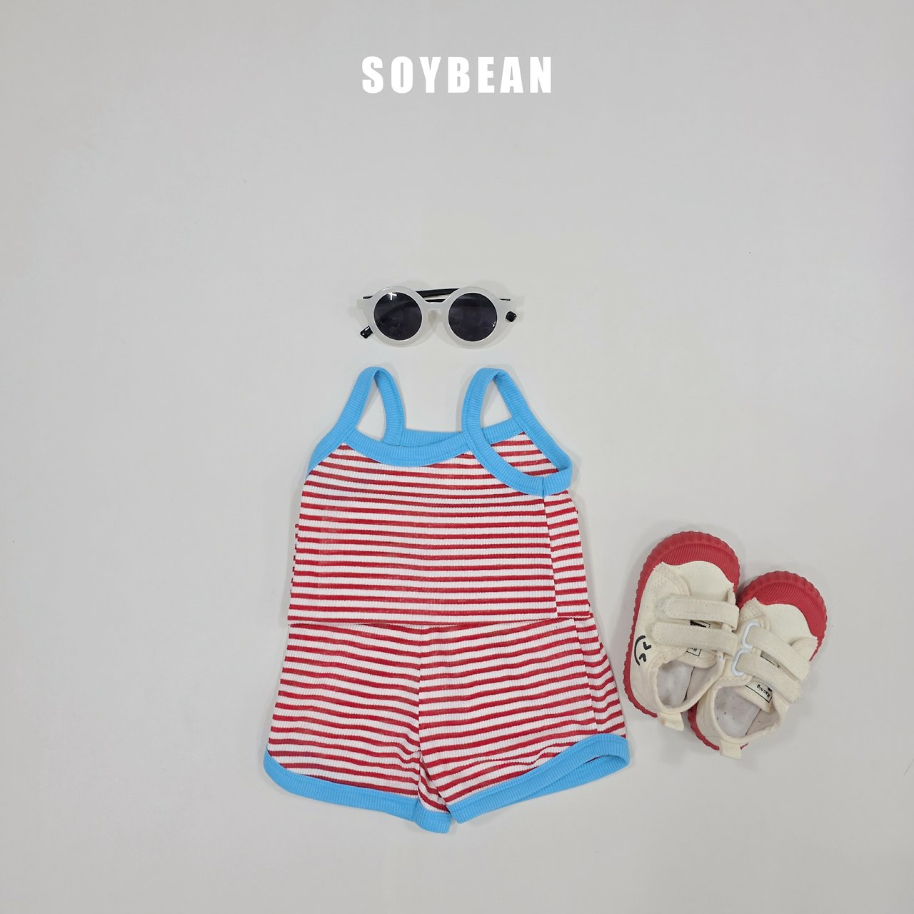 [PRE-ORDER] Windy Stripe Top Bottom Set