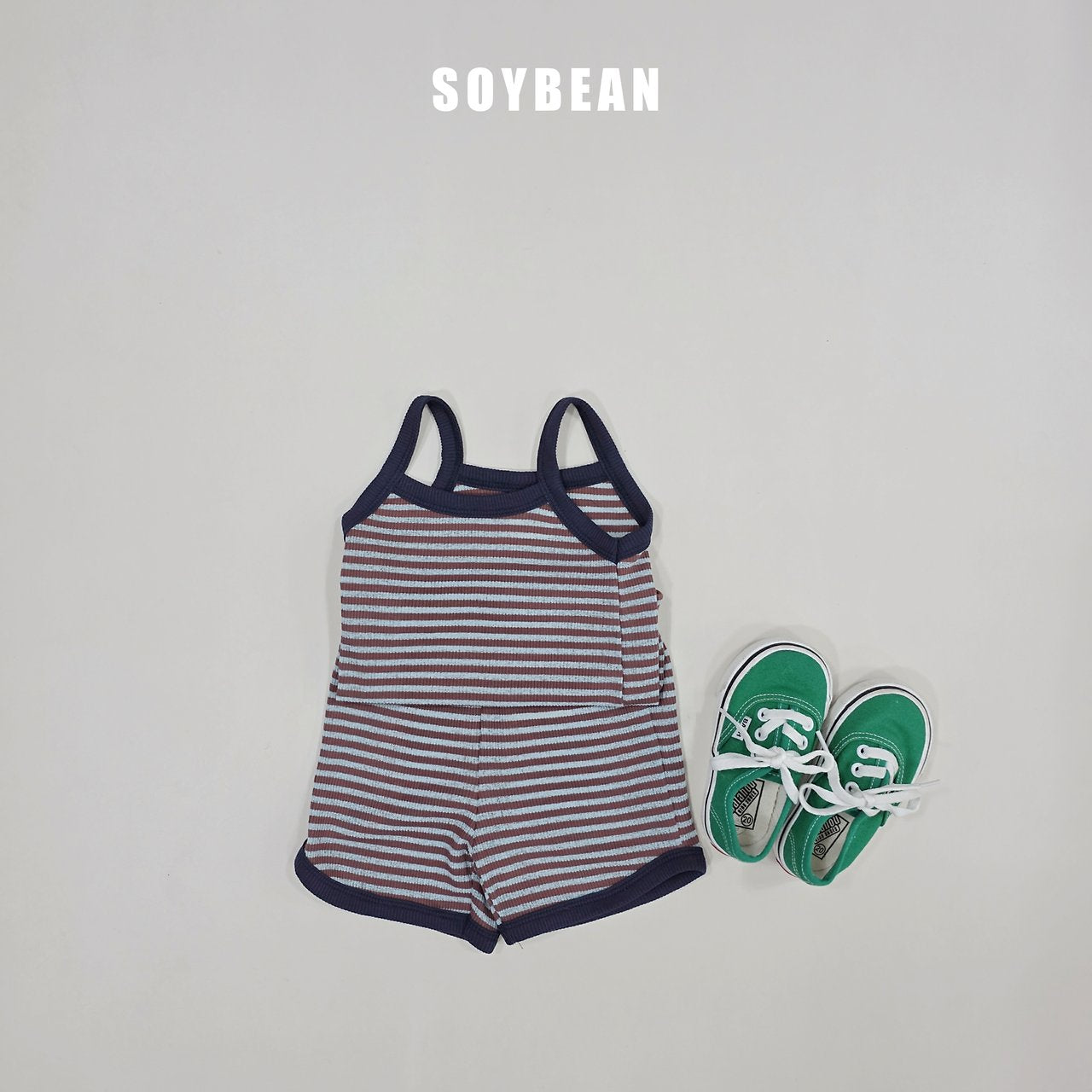 [PRE-ORDER] Windy Stripe Top Bottom Set