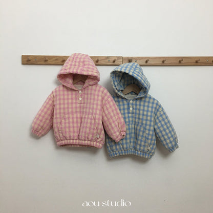 [PRE-ORDER] Check Padded Anorak