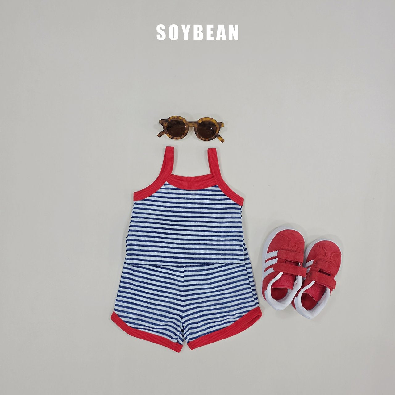 [PRE-ORDER] Windy Stripe Top Bottom Set