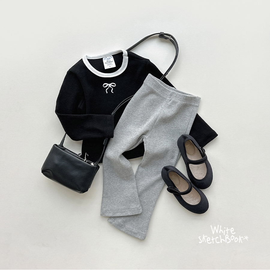[PRE-ORDER] Peach Color Block Ribbon T-Shirts