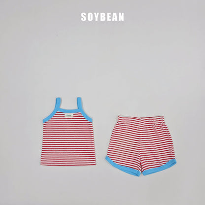 [PRE-ORDER] Windy Stripe Top Bottom Set