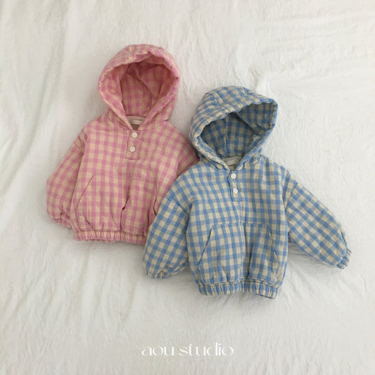 [PRE-ORDER] Check Padded Anorak