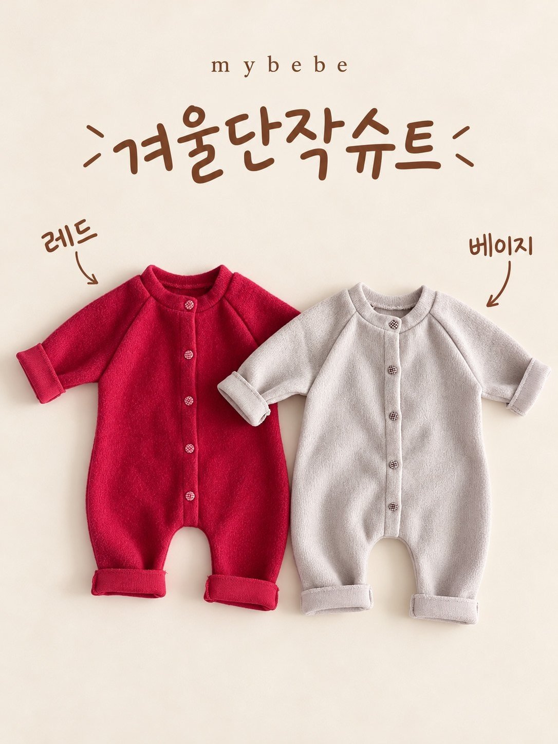 [PRE-ORDER] Winter Button Body Suit