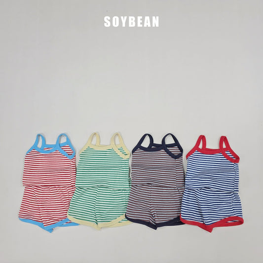 [PRE-ORDER] Windy Stripe Top Bottom Set