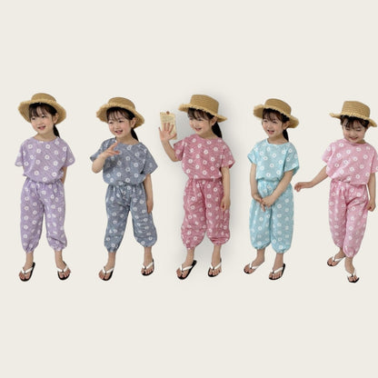 [PRE-ORDER] Daisy Check Top Bottom Set