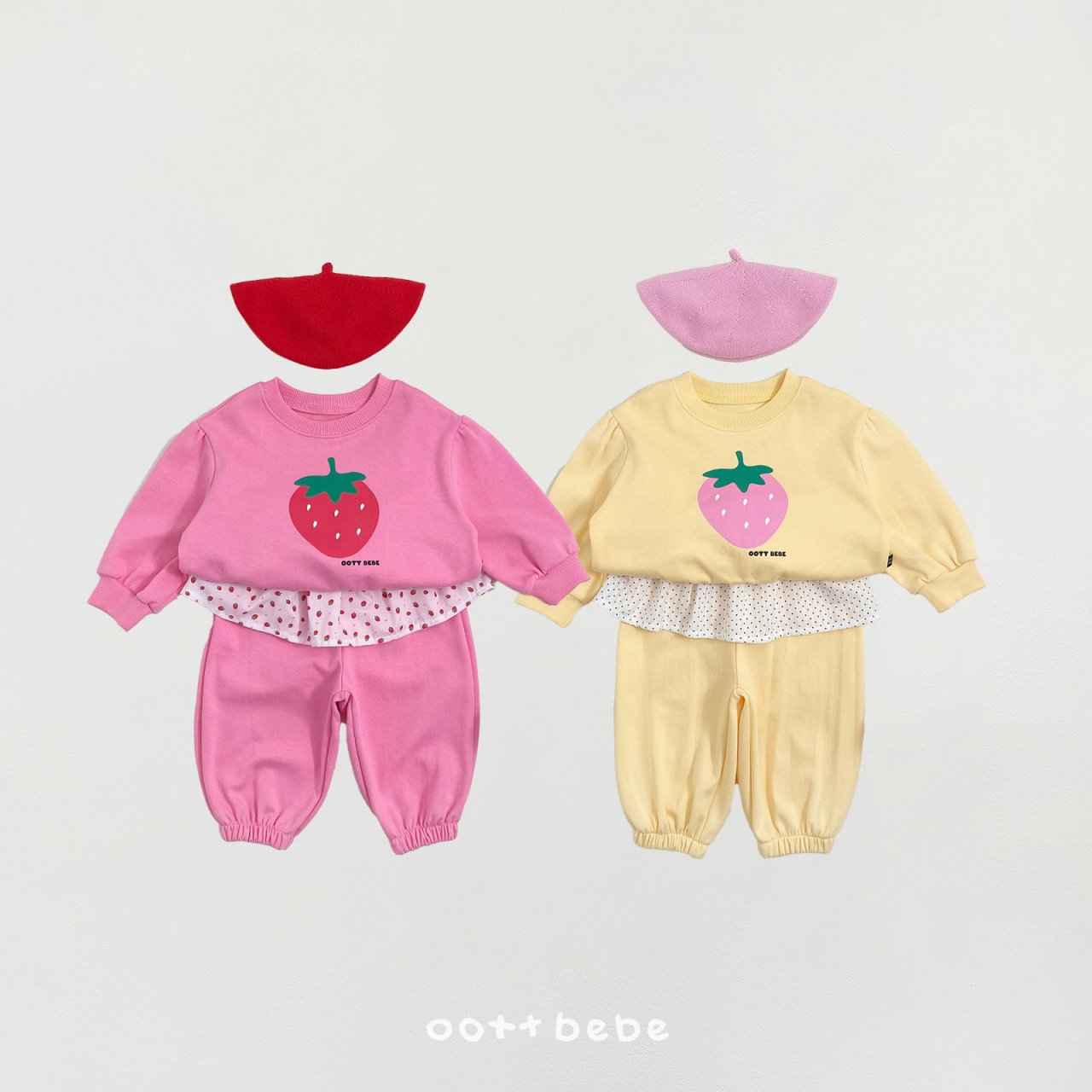 [PRE-ORDER] Strawberry Jam Top Bottom Set