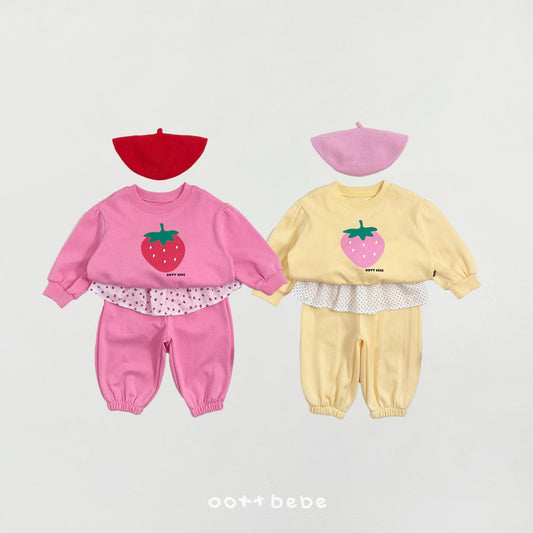 [PRE-ORDER] Strawberry Jam Top Bottom Set
