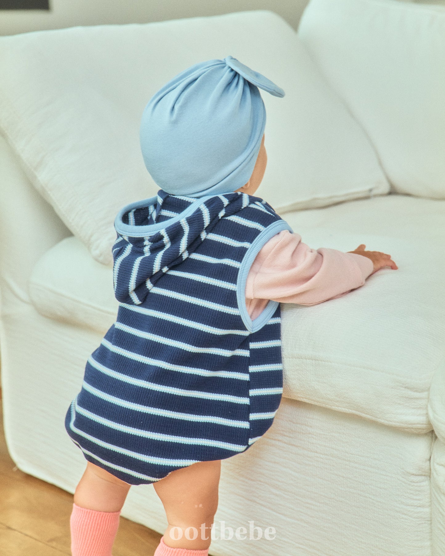 [PRE-ORDER] Urban Stripe Hoodie Body Suit