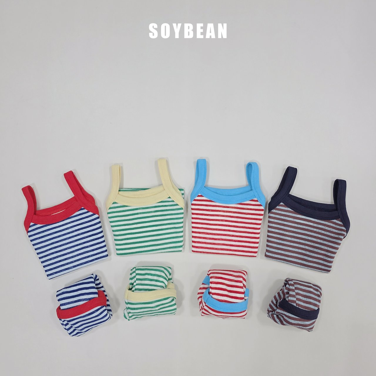 [PRE-ORDER] Windy Stripe Top Bottom Set
