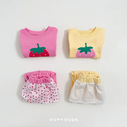 [PRE-ORDER] Strawberry Jam Top Bottom Set