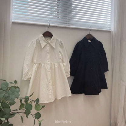 Queens Shirts Dress [Black/L(4-5yr)]