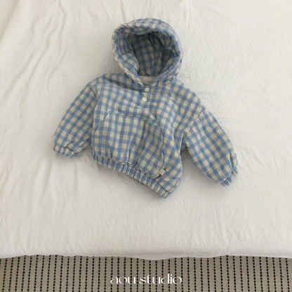 [PRE-ORDER] Check Padded Anorak