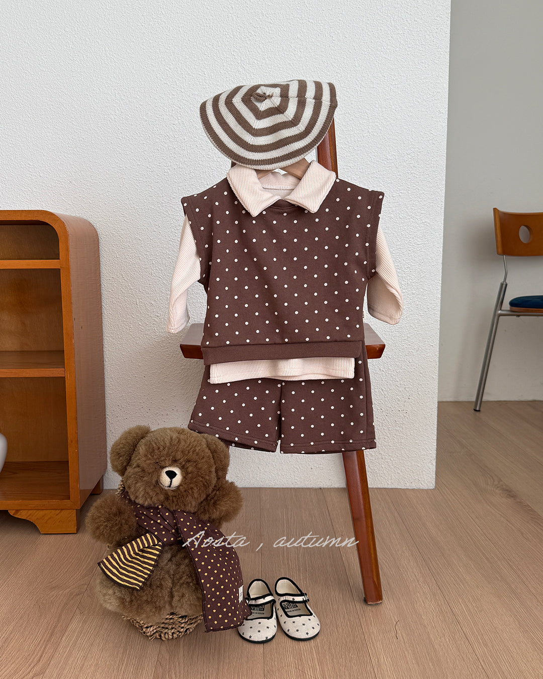 Mulmul Collar T-Shirts [Black/M(1-2yr)]