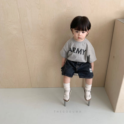 [PRE-ORDER] Wide Half Ring Denim Pants