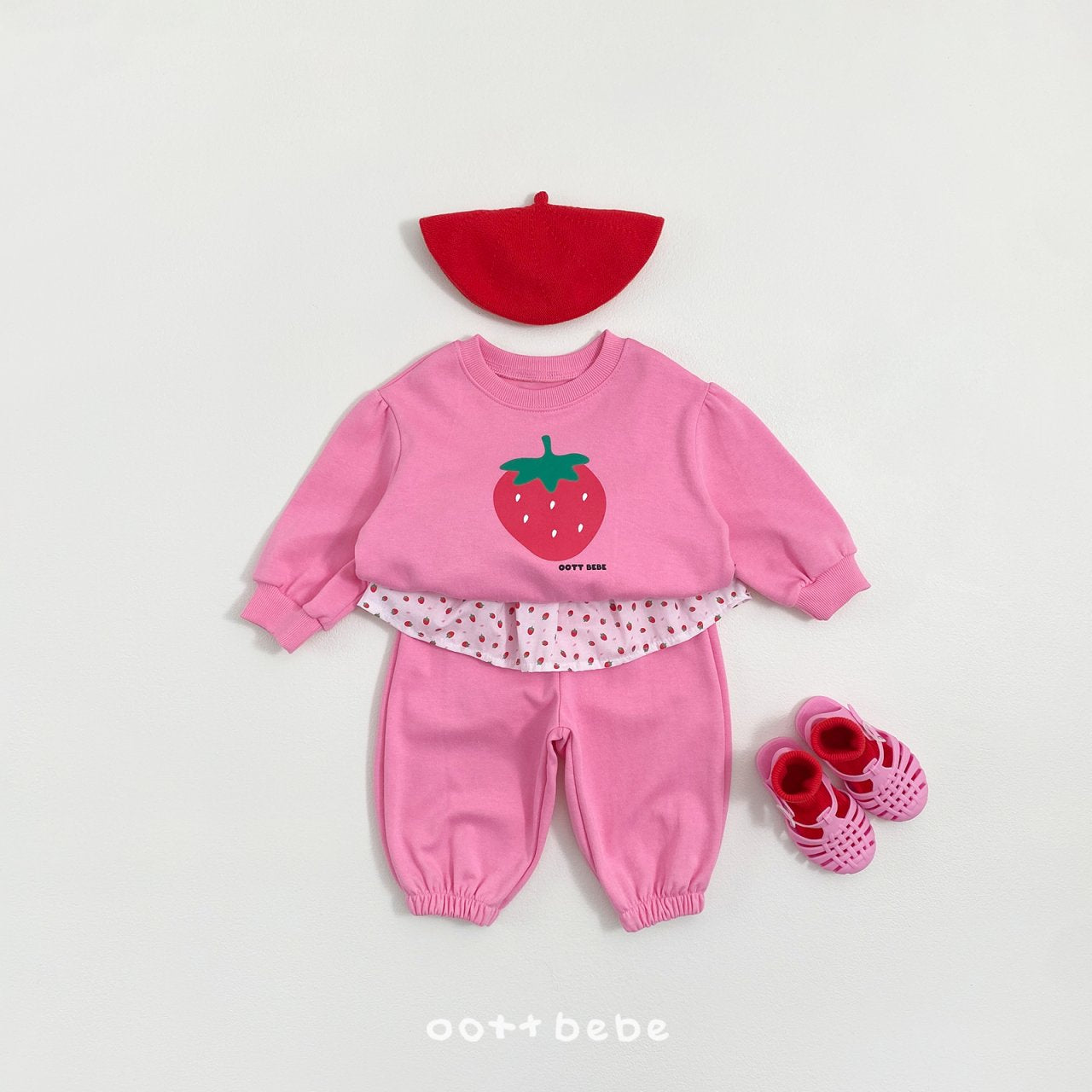 [PRE-ORDER] Strawberry Jam Top Bottom Set